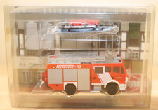 Busch 43801 Feuerwehr Mercedes 1424, Schlingmann H0, 1:87