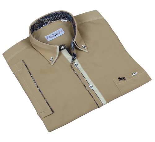 Elegantes kurzarmhemd mit - kurzarmhemd,