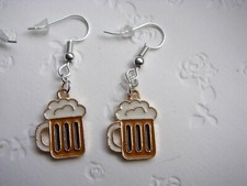 Oktoberfest Ohrringe Hirsche Bierkrug Brezel Maß Bier Wiesen Wasen Volksfest NEU