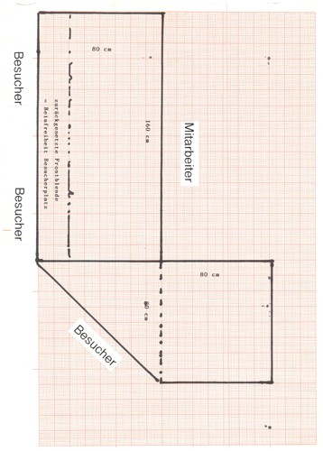 Winkelschreibtisch mit - , 2