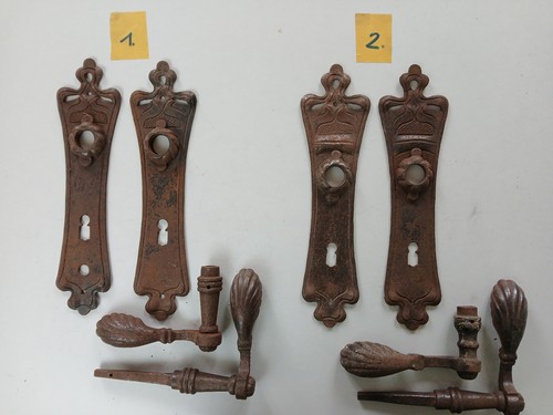 Türdrücker eisen antik - 2,