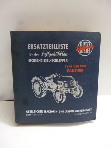 Eicher diesel schlepper - eicher-diesel-schlepper, type