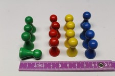 Spielfiguren Mensch ärgere Dich nicht, ähnliche Holz neuwertig Spiel Figur