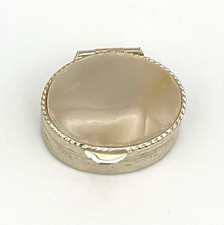 Vintage Pillendose Onyx Marmor