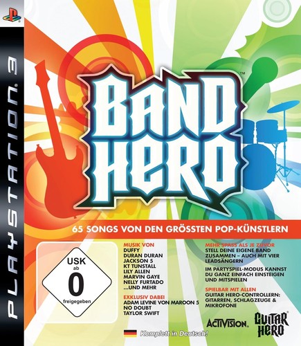 Band hero komplett - band,