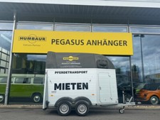 Humbaur Single ALU 1,5er Pferdeanhänger Sattelkammer