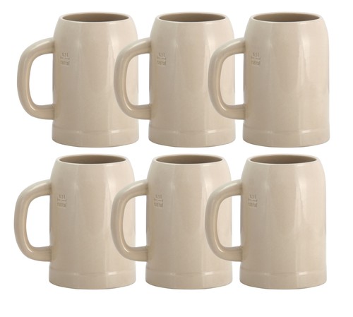 6er set grenzauer bierkrug - 6er, grenzauer-bierkrug