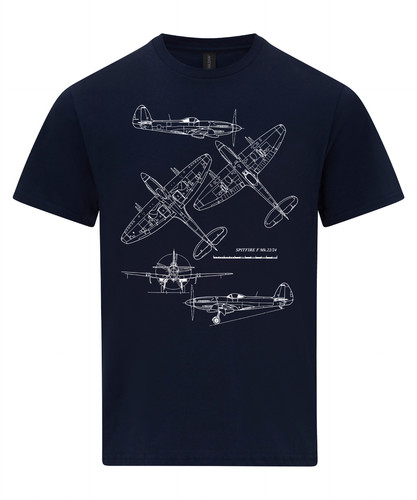 Shirt spitfire jagdflugzeug - spitfire,