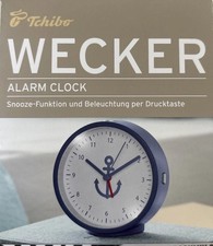 Tchibo Wecker Analog Blau