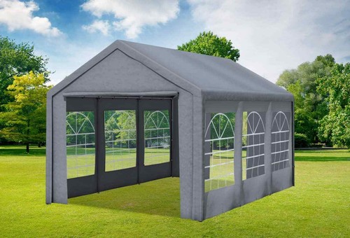 Partyzelt 3x5 grau pvc - partyzelt,
