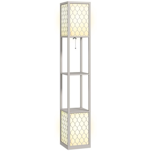 Stehlampe mit regal - regal, standlampe