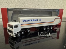 Herpa 150293 Volvo F12 Planensattelzug Deutrans sehr selten in OVP
