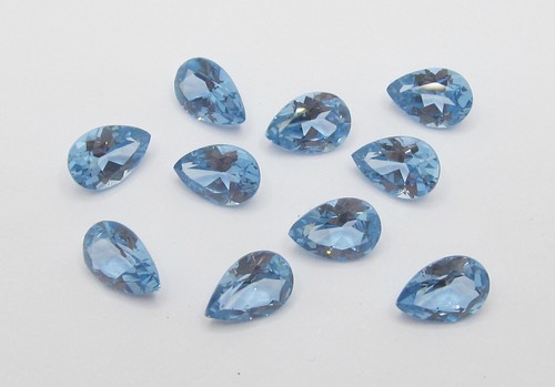 Blau topas synthetisch - blau,