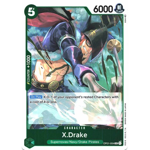 One piece tcg - one, x.drake