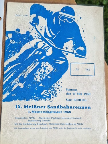 Speedway 1958 meissen - speedway, 11.5.1958
