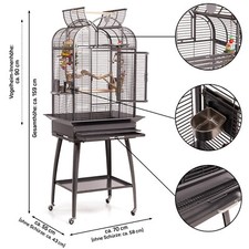 Vogelkäfig Sittichkäfige Voliere für Sittiche Käfig Brazil Antik Montana Cages