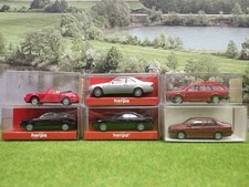 Herpa etc H0 PKW Konvolut 6 tlg VW BMW Audi Porsche in OVP (VH) C1192