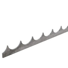 Zackenleiste, Zaunspitzen aus