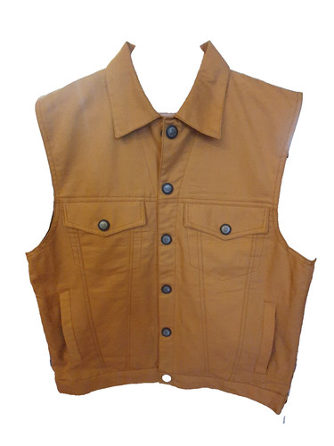 Denim weste karamellfarben - denim,