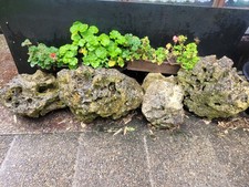 1 Stein: Weißjura Solitärsteine Findling, Stein Jurakalk Yellow Sun