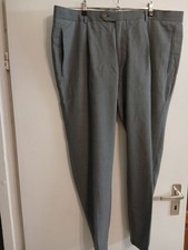 Einstein Herren Hose Gr. 28(58-60) grau 100% Schurwolle