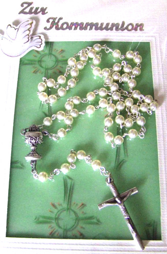 Rosenkranz perle kreuz - rosenkranz,