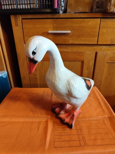 Gans stehend keramik - gans,