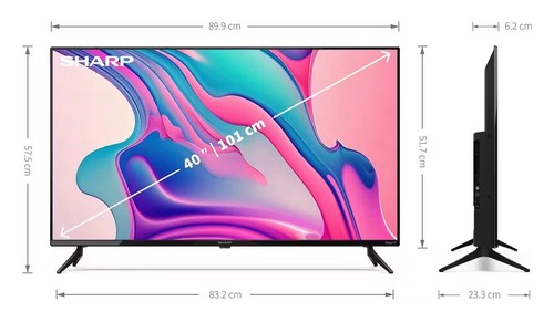 Sharp2t c40fdx led fernseher - sharp2t-c40fdx, led-fernseher