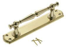 Stoßgriff Messing Abdeckung Türgriff Stangengriff Griff 200 250 mm Jugendstil