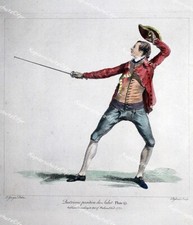 Fechten fencing Fechtlehrer