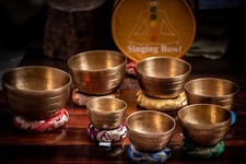 Tibetan singing bowl set 7 - set,