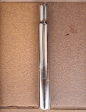 Sattelstütze Kerze chrom 28,6