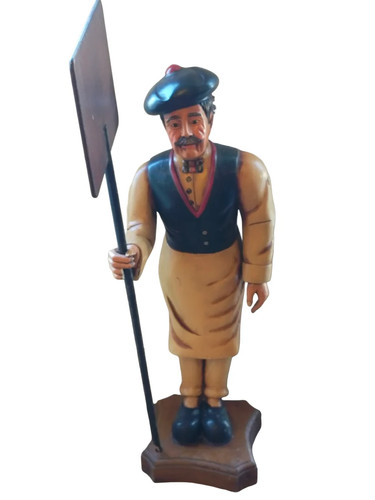 Rustikale bäcker werbefigur - rustikale,