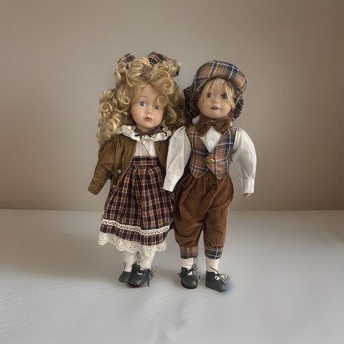Porzellanpuppe pärchen junge - porzellanpuppe,