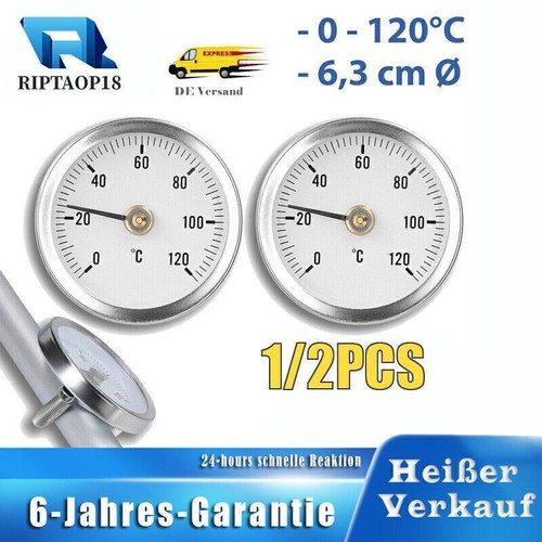 Bimetall anlegethermometer - bimetall,