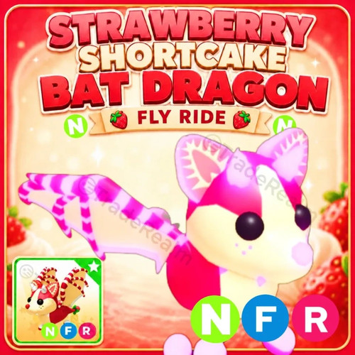 Strawberry shortcake bat - strawberry,