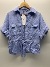 Zara Safarihemd Leinenmischung