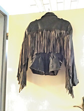 Vintage Fransen Lederjacke 
