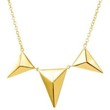 Damen kette gold - vergoldet, mit
