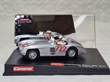 CARRERA 1:32 EVOLUTION MERCEDES 300 SLR CABRIO 722 MILLE MIGLIA 1955 SLOTCAR