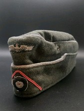 Wehrmacht Wk2 Feldgraues Schiffchen Panzer UV-Negativ Entnazifiziert 1940 Gr. 57