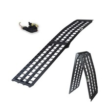 Alu Auffahrrampe Rampe Heavy Duty 680 kg klappbar Motorradrampe schwarz