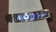 aparter Tansanit - Silberring, Gr. 20 -- Harry Ivans