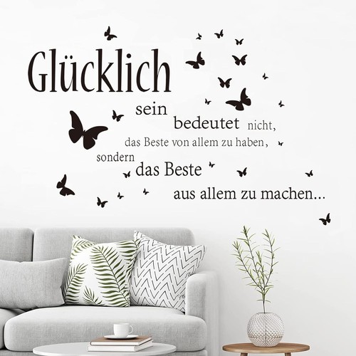 Wandtattoo sprüche glücklich - sprüche,
