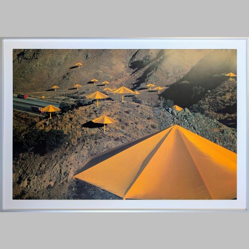 Christo the umbrellas yellow - the,