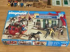 Playmobil Western Set 4431, Sheriff´s Office, Kutsche, Zelt, Indianer, OBA, OVP