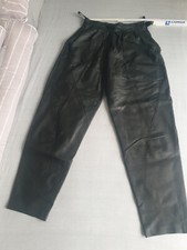 Echtlederhose Lederhose Gr.38/40, Farbe schwarz