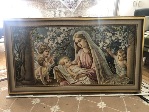 Bild blumenmadonna mit - bild,
