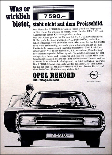 Opel rekord originale - ,