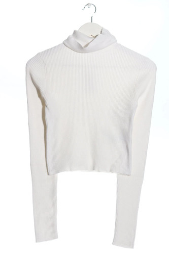 Zara rollkragenpullover weiß - zara,